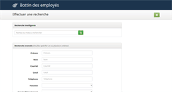 Desktop Screenshot of bottin-employes.cegeptr.qc.ca